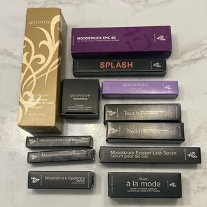 Younique makeup lot of 12 Beachfront Body Bronzer 4d Epic Mascara lip butter new